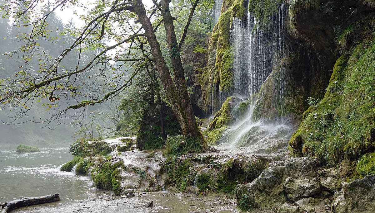 Schleierwasserfall Ammer Baiersoien | © razj Schleierwasserfall Ammer Baiersoien | © razj