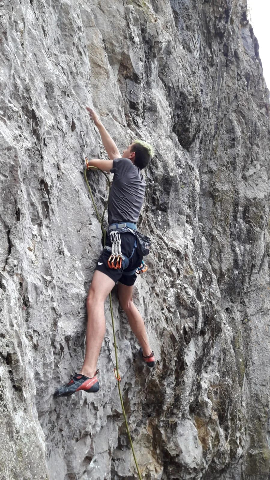 Klettern im Regen Falkenstein Juli 2022 | © DAV Dillingen