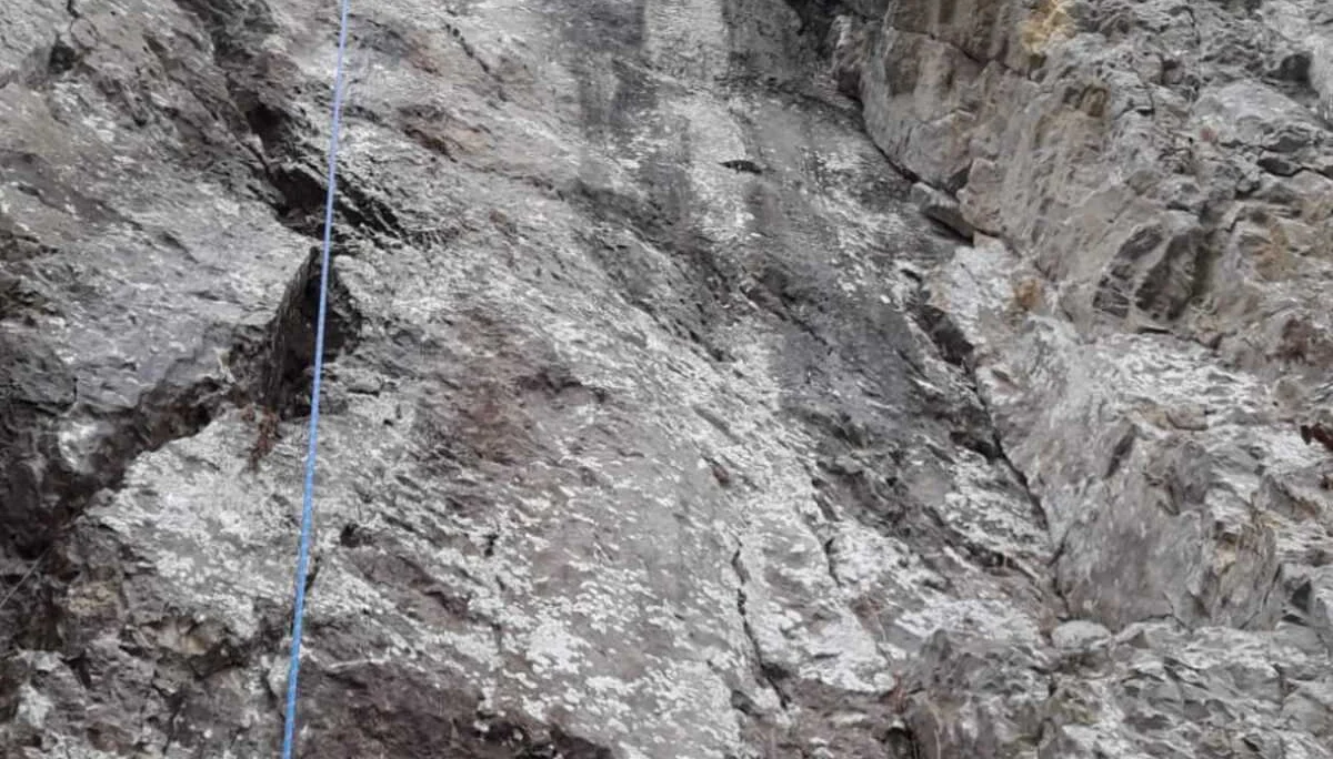 Klettern im Regen Falkenstein Juli 2022 | © DAV Dillingen