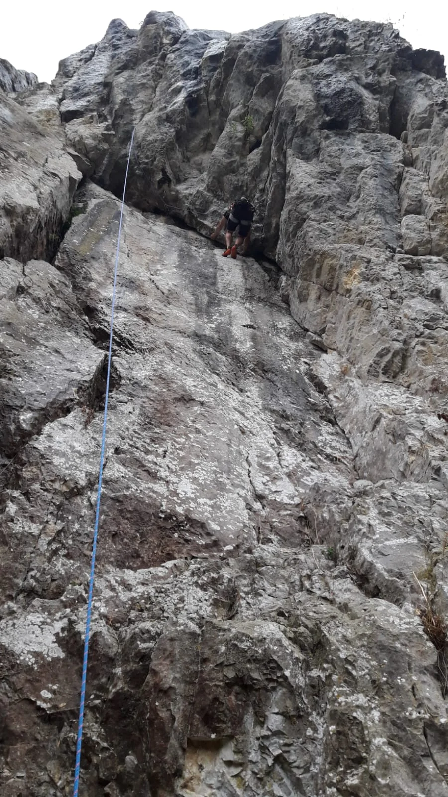 Klettern im Regen Falkenstein Juli 2022 | © DAV Dillingen
