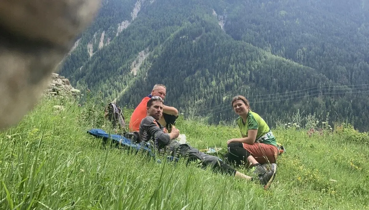 Scuol Sent 2022-07-10 Mittagspause | © DAV Dillingen