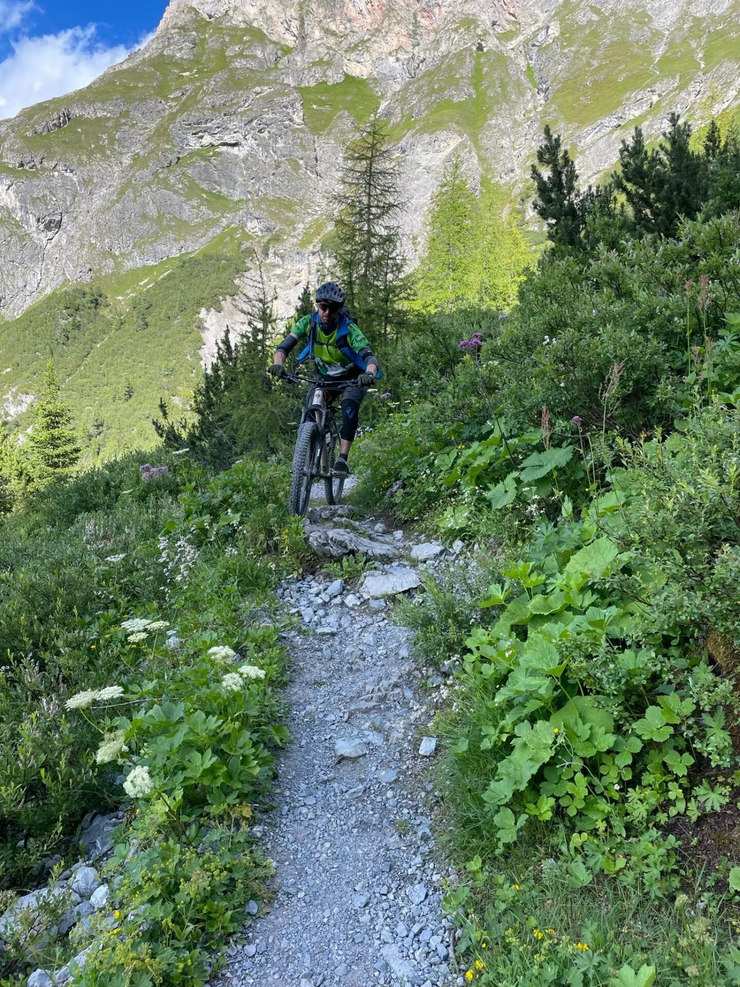 Scuol Fuorcla Rims 2022-07-09 Abfahrt Daniel | © DAV Dillingen