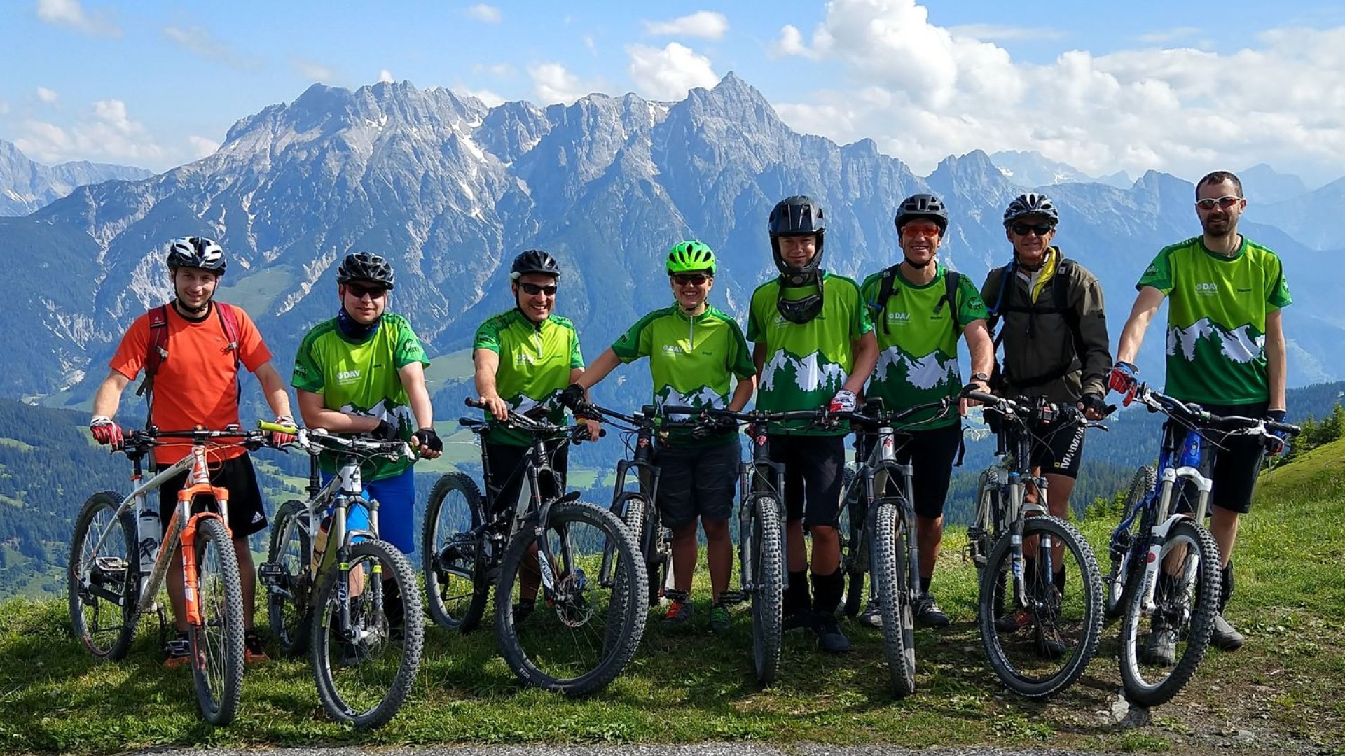 Mountainbikegruppe | © DAV Sektion Dillingen