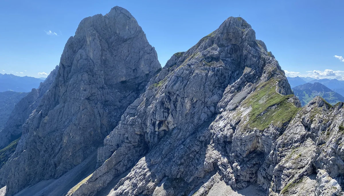 Blick auf Gimpel und Rote Flueh 2022-06-26 | © DAV Dillingen